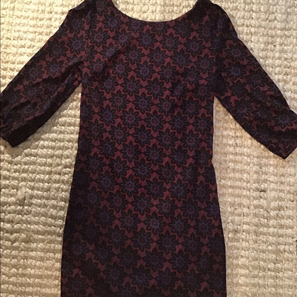 Floral Pattern long sleeve dress